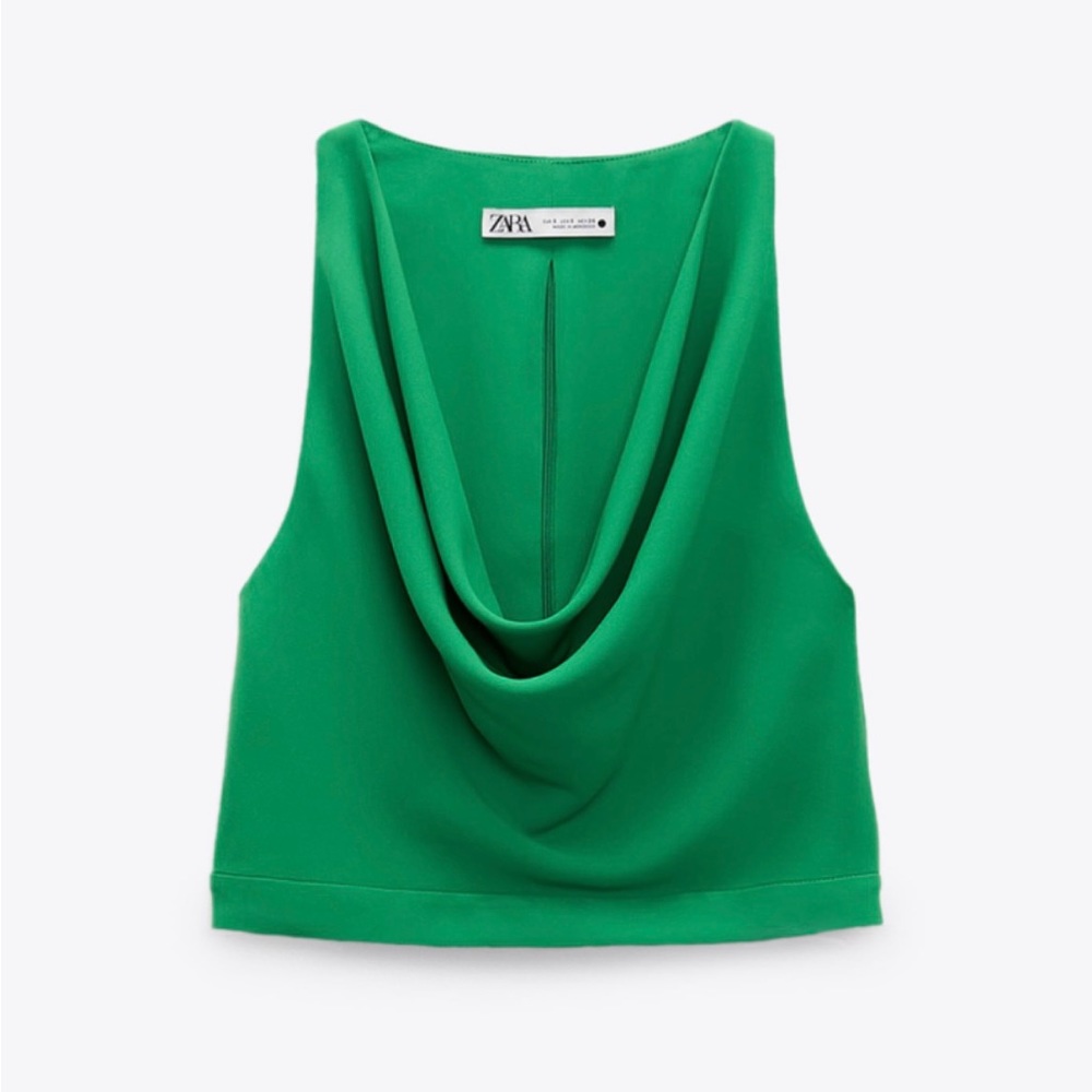 Zara Flowy Neckline Top. Excellent, like new condition.